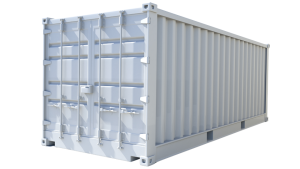 container maritimes blanc