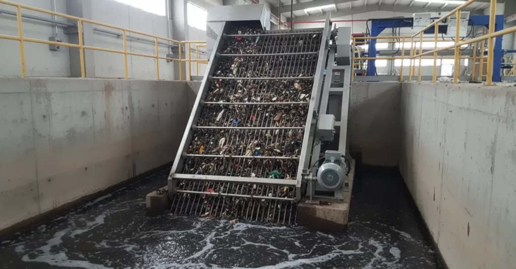 Dégrillage des eaux usées