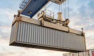 livraison container maritime
