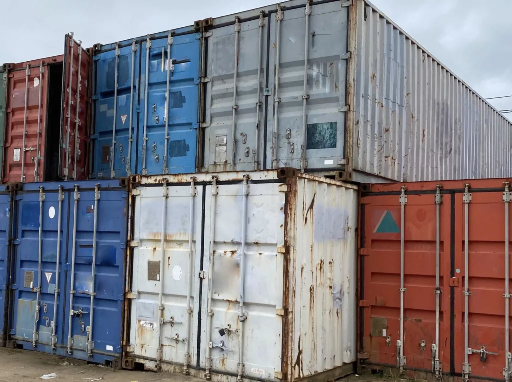entretien d'un container maritime