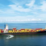 transport international de containers maritimes