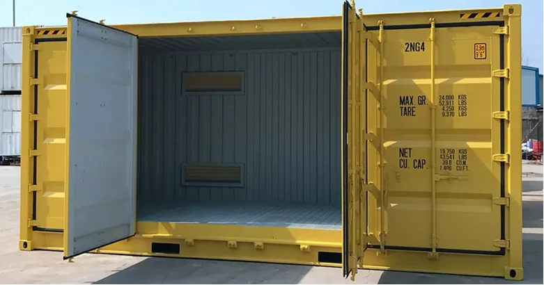 Container maritime pour le stockage de matières dangereuses