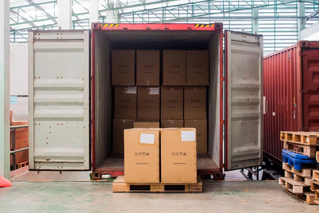empotage container transport